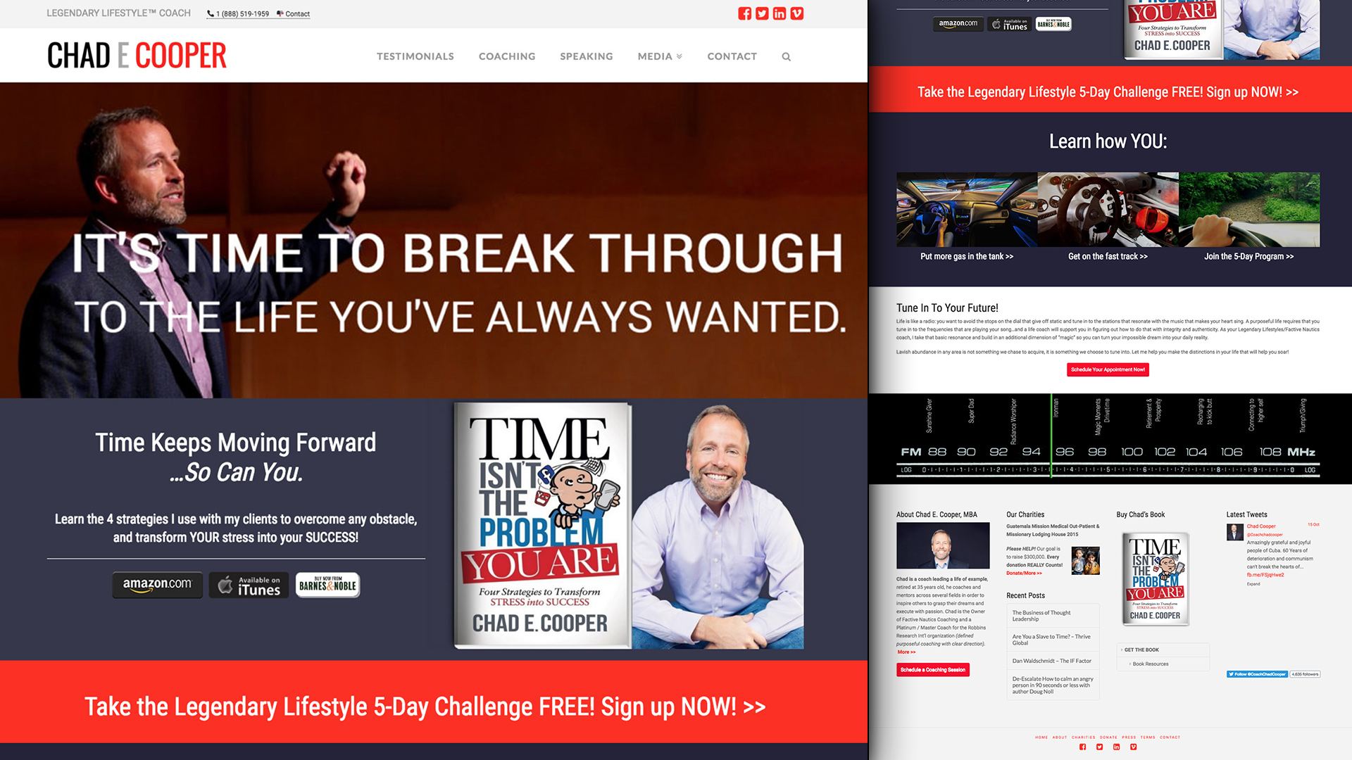 Chad E. Cooper Website